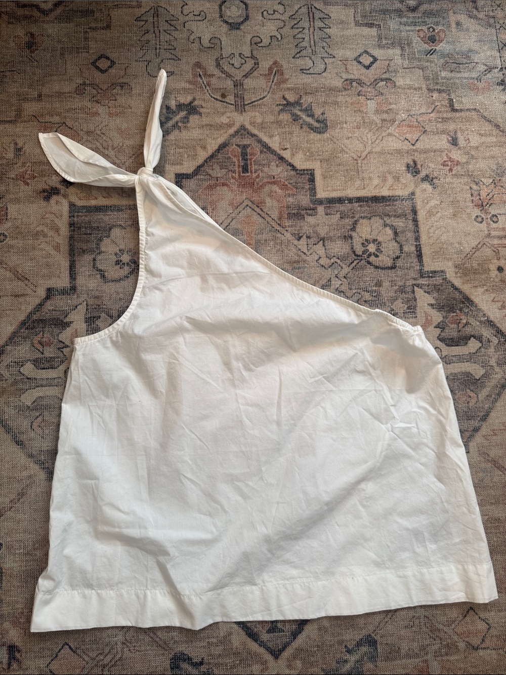 GAP White One-Shoulder Tie-Strap Women’s Top